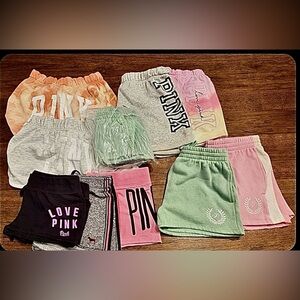 SOLD. Big Bundle of PINK by V.S. shorts.